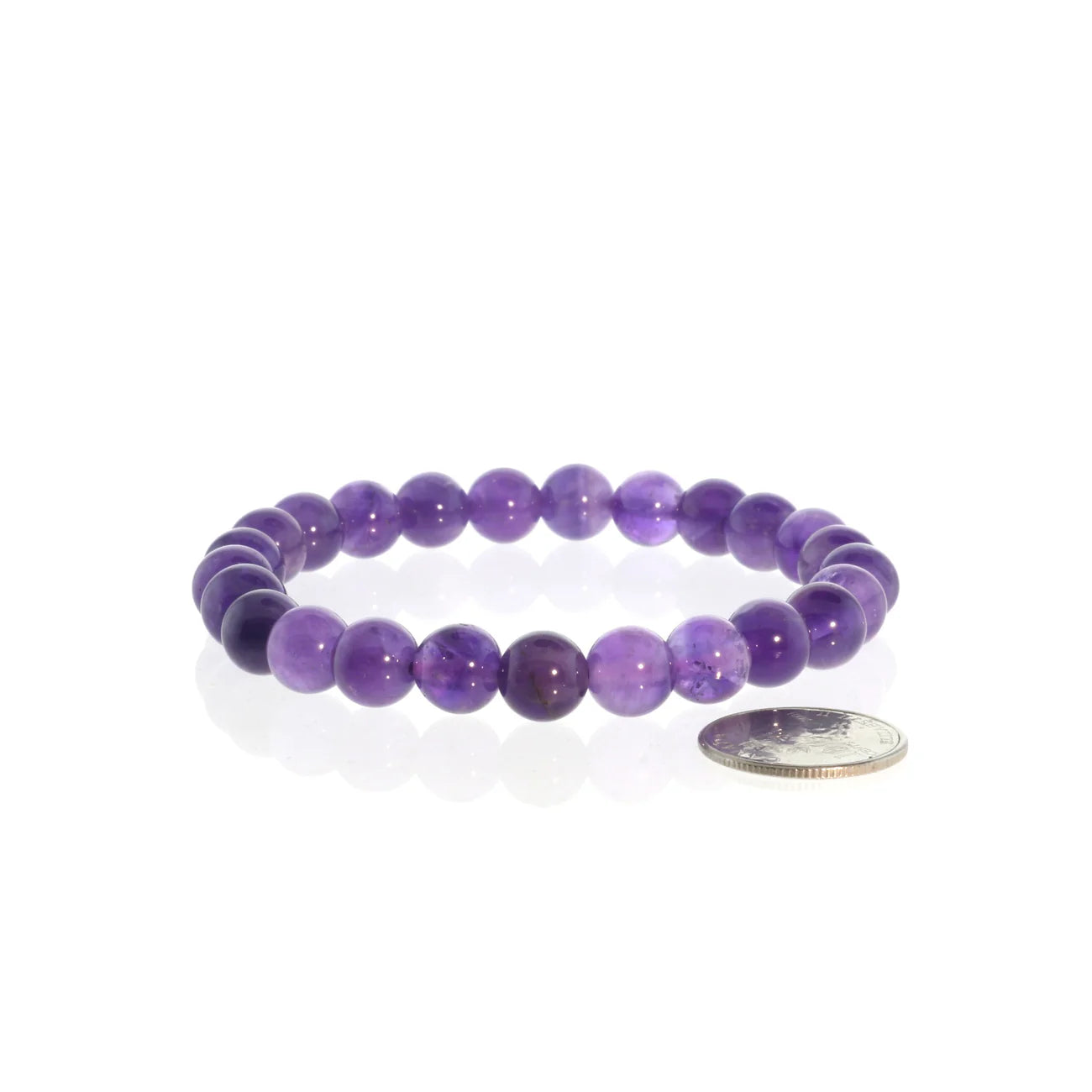 Sleep & Anti-Addiction - Amethyst Bead Bracelet