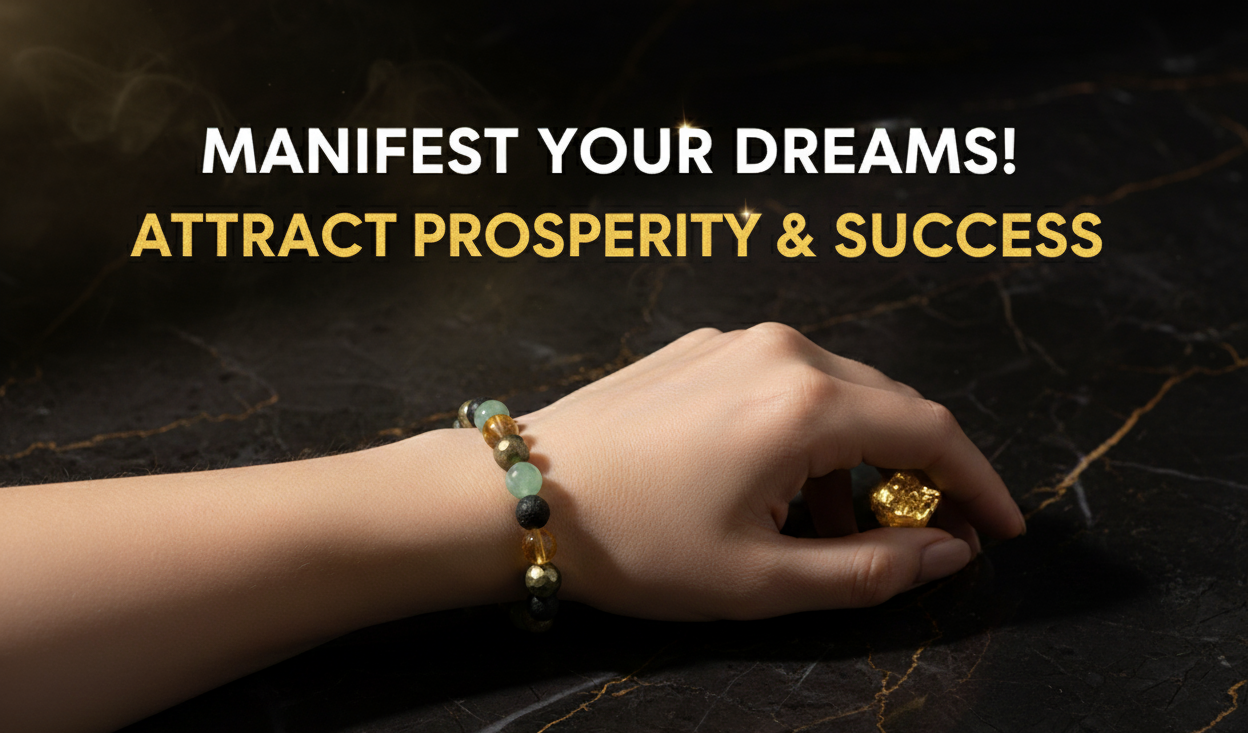 Aromatherapy Wealth & Abundance Bracelet