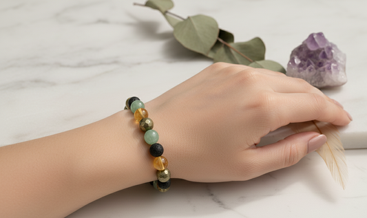 Aromatherapy Wealth & Abundance Bracelet