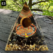 Prisma Calming Energy Pyramid 6CM for tranquil healing and decor.