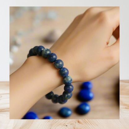 Clear Communication - Lapis Lazuli Bracelet