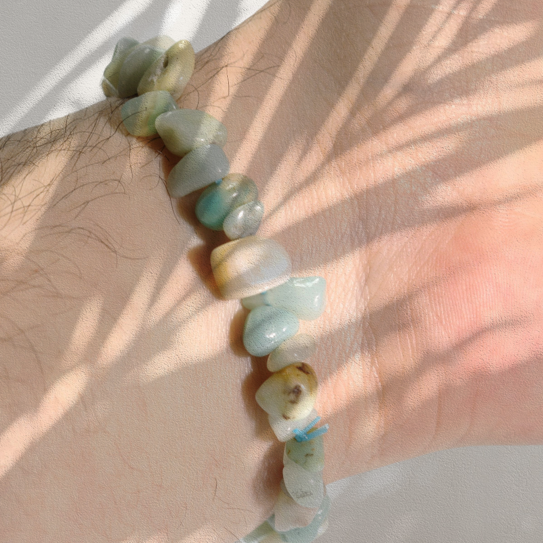 Amazonite Chip Bracelet