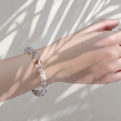 Clear Quartz Bead Bracelet