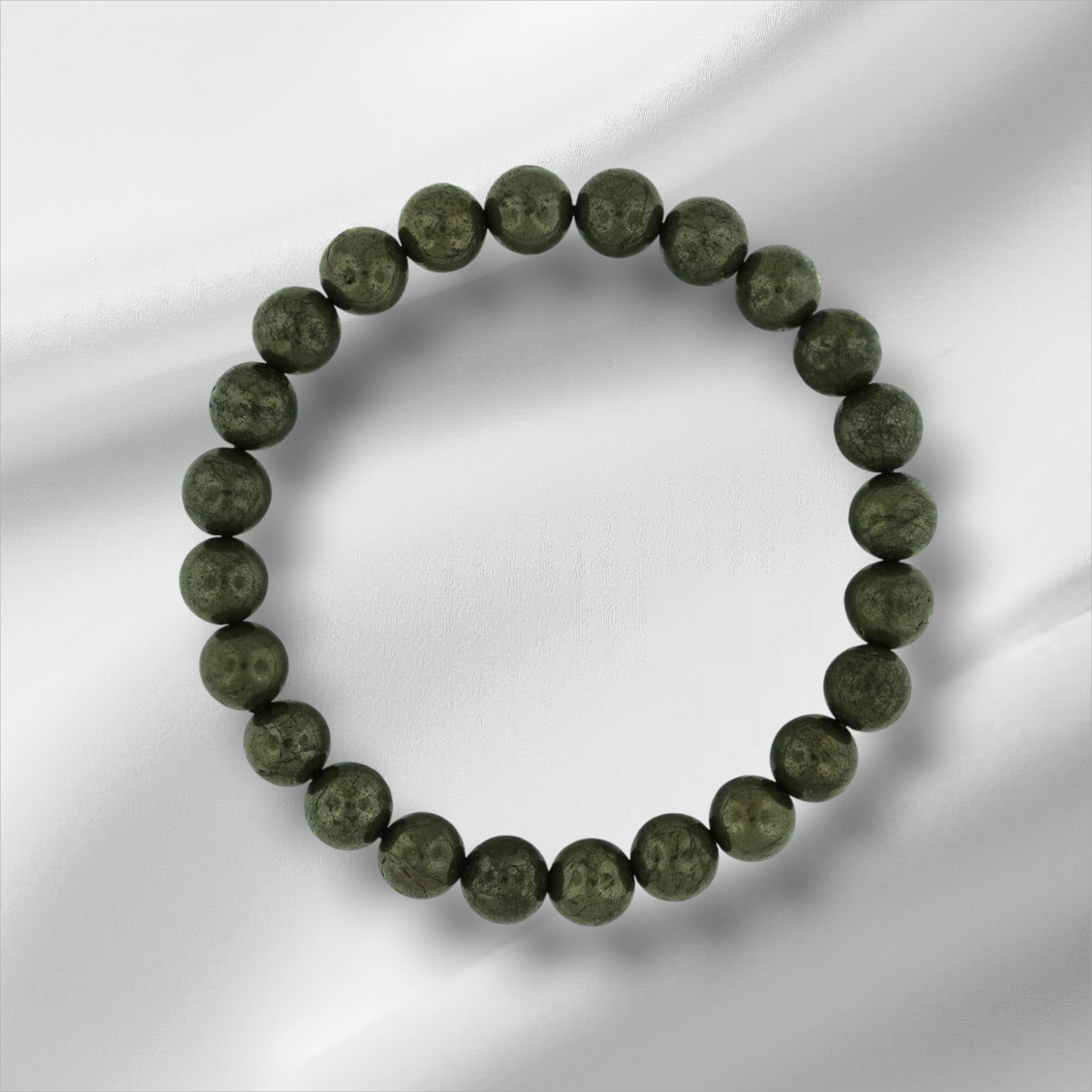 Wealth Attractor- Pyrite Round Bracelet