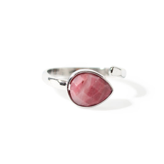 Rhodonite Adjustable Ring