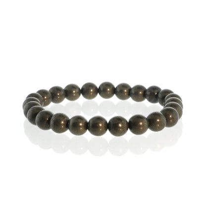 Wealth Attractor- Pyrite Round Bracelet
