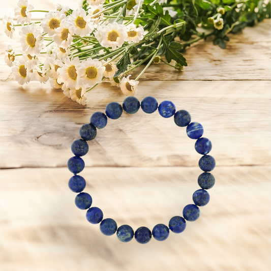 Clear Communication - Lapis Lazuli Bracelet