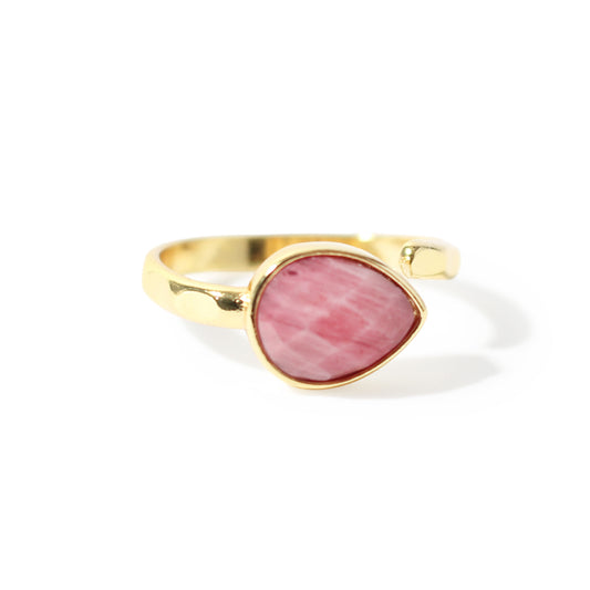 Rhodonite Adjustable Ring