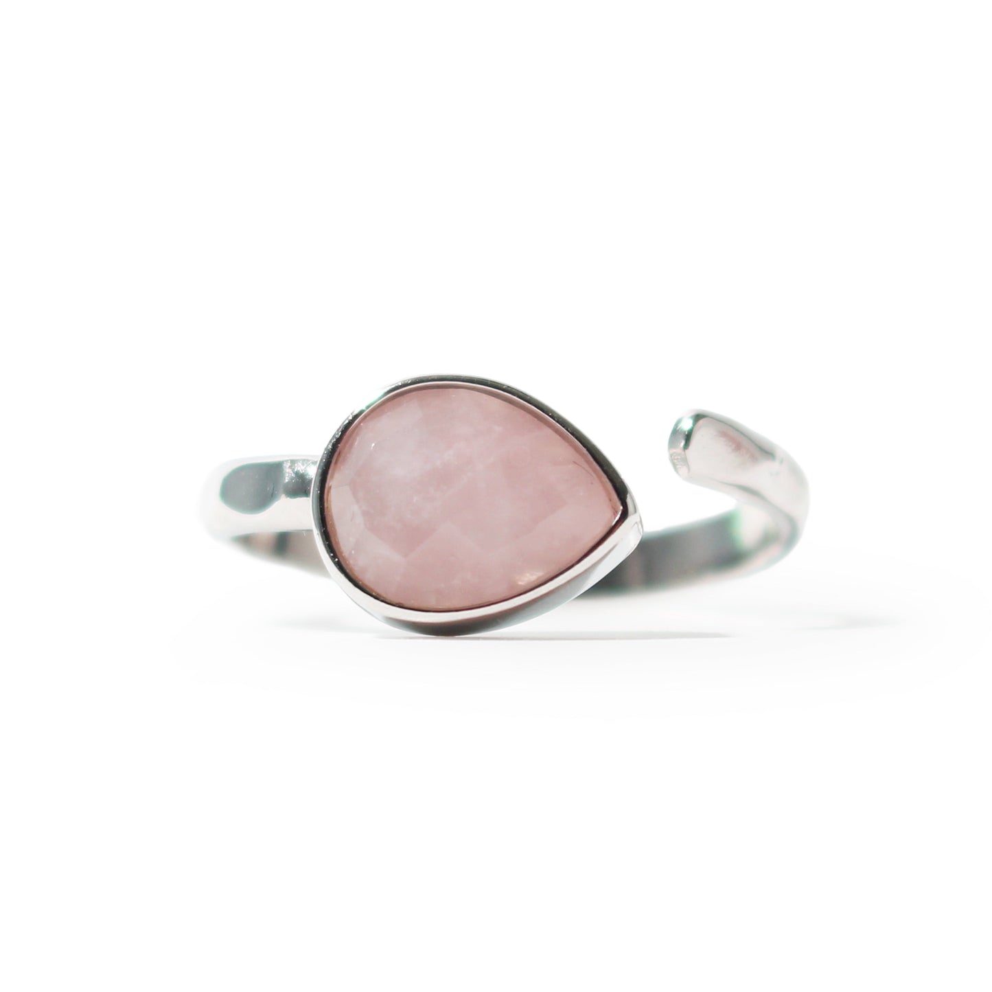 Rose Quartz Adjustable Ring