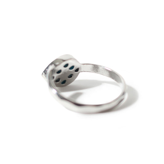 Blue Apatite Adjustable Ring